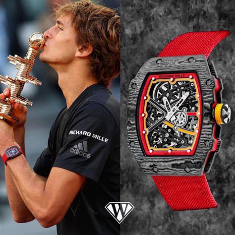 richard mille uhr alexander zverev|richard mille rm.